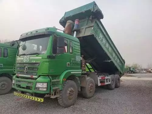 Used Light Dump Truck Shaanxi Automobile 370 for sale