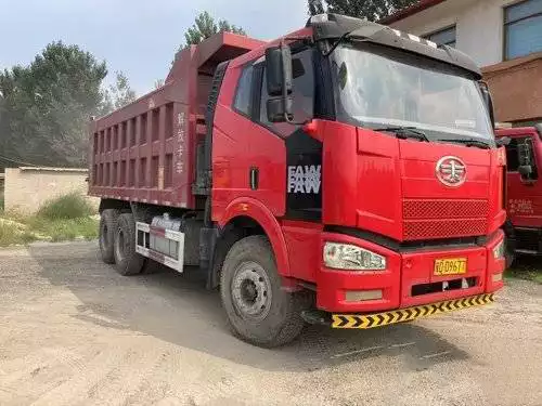 Used Dump Truck FAW Jiefang 375 dealer